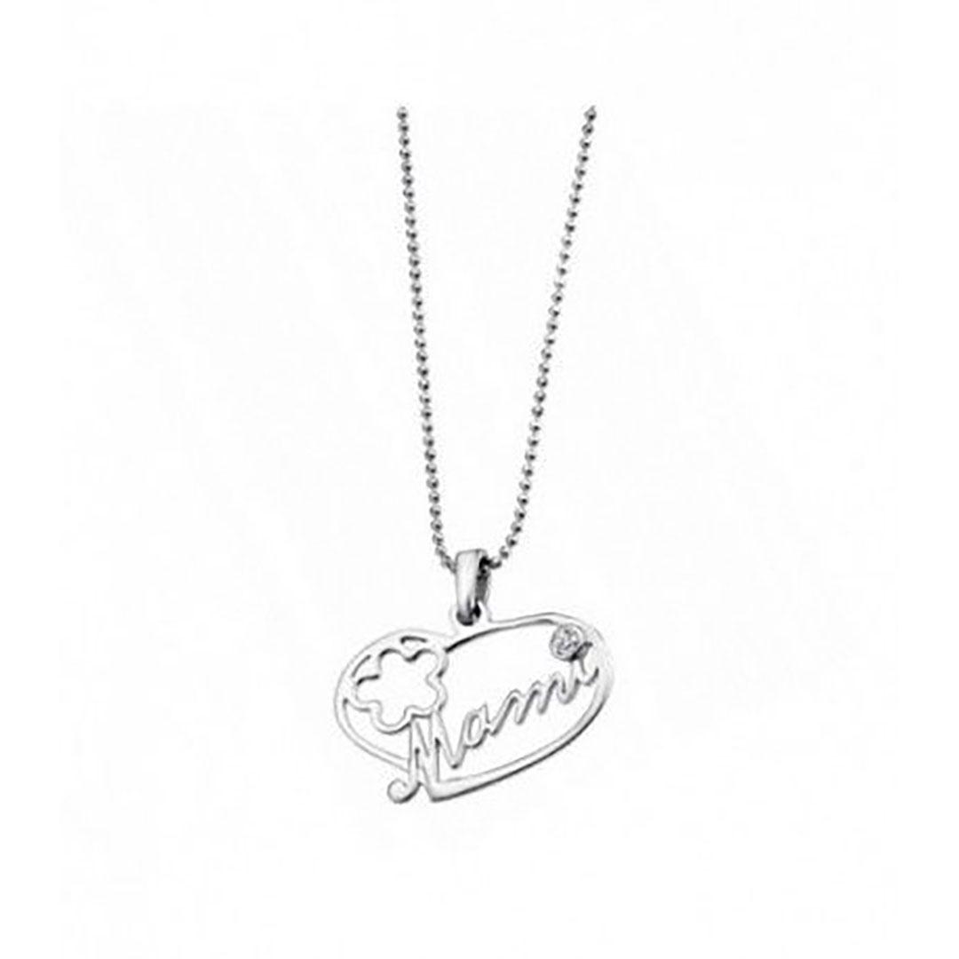 'COLLAR MUJER PLATA ''MAMA'' LOTUS LP1240-1/1'