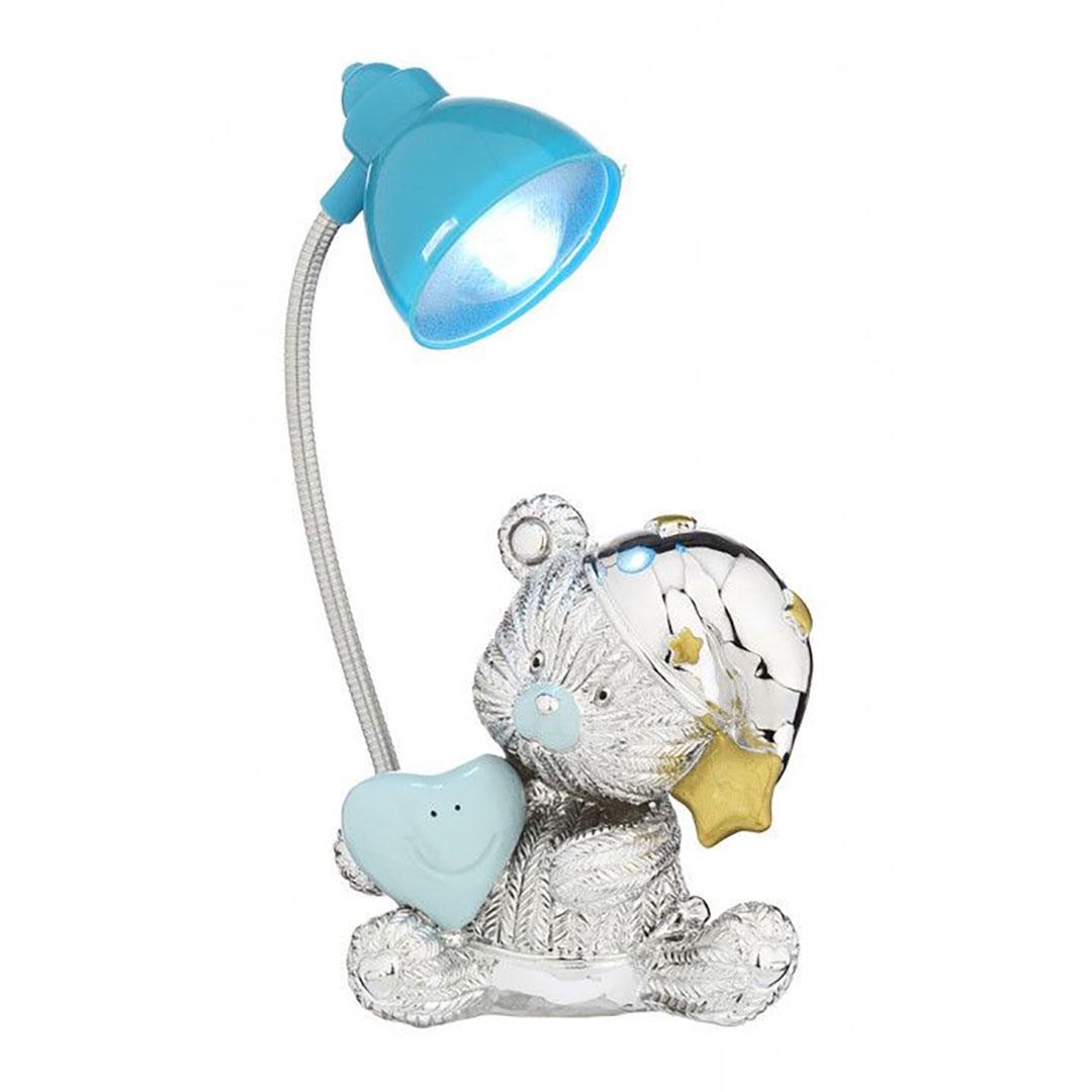 'REGALO INFANTIL LAMPARA LED ''OSITO'' AZUL CELESTE  B4188-0
