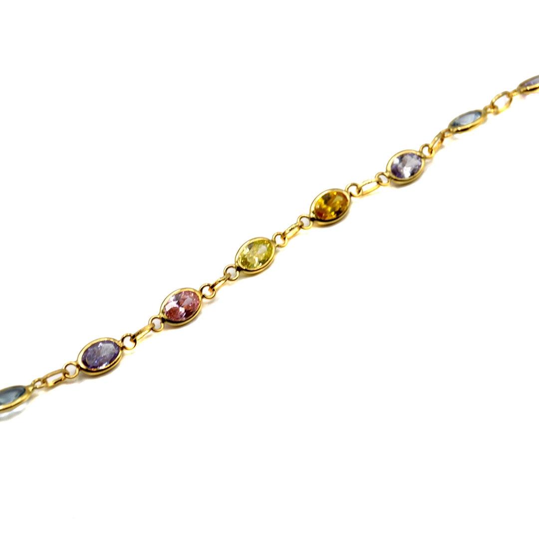 PULSERA MUJER ORO 18K PIEDRAS NATURALES 315-18