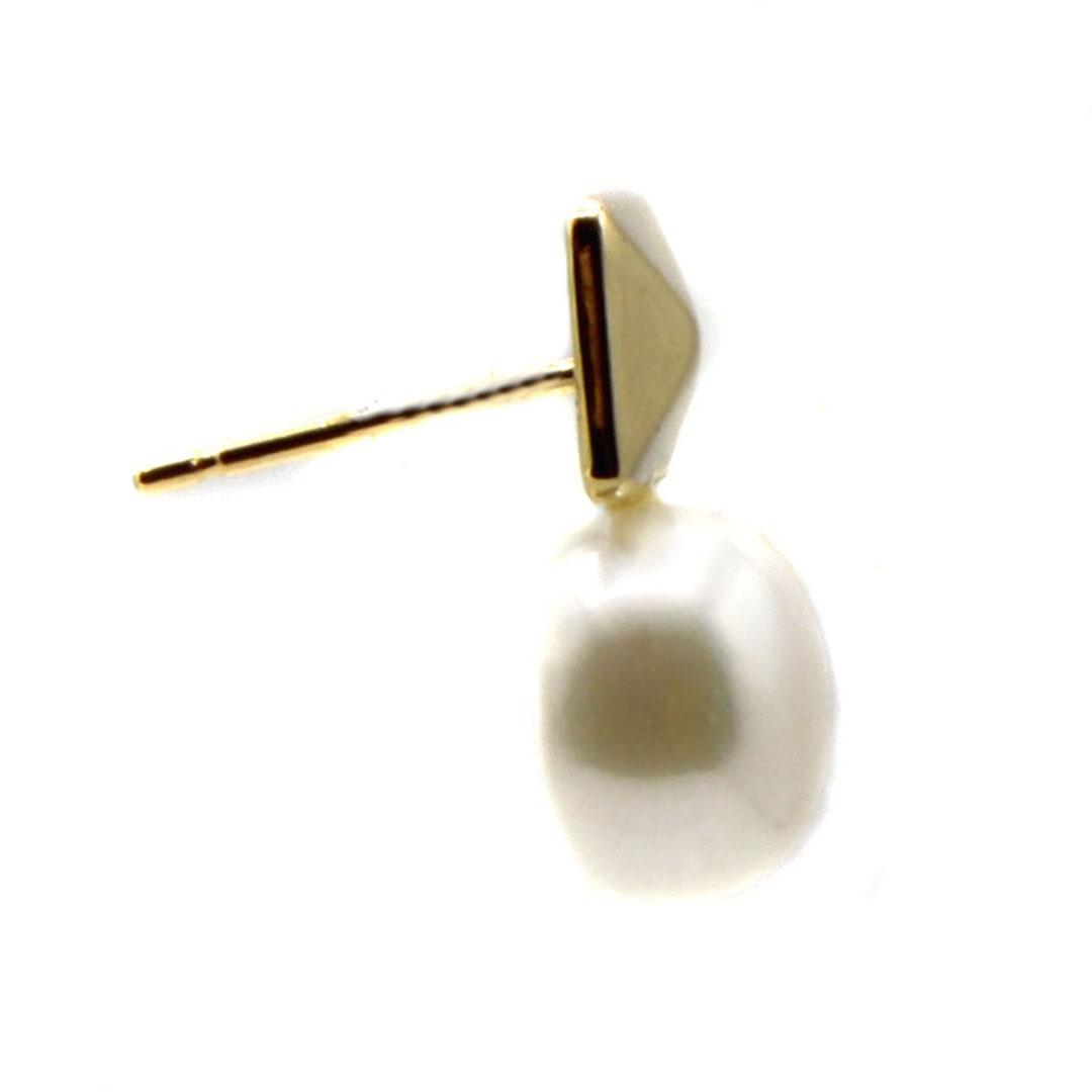 PENDIENTES MUJER ORO 18K Y PERLA 230841