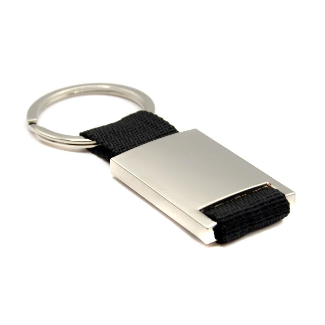 REGALO LLAVERO ACERO Y TEXTIL PERSONALIZABLE 18/200