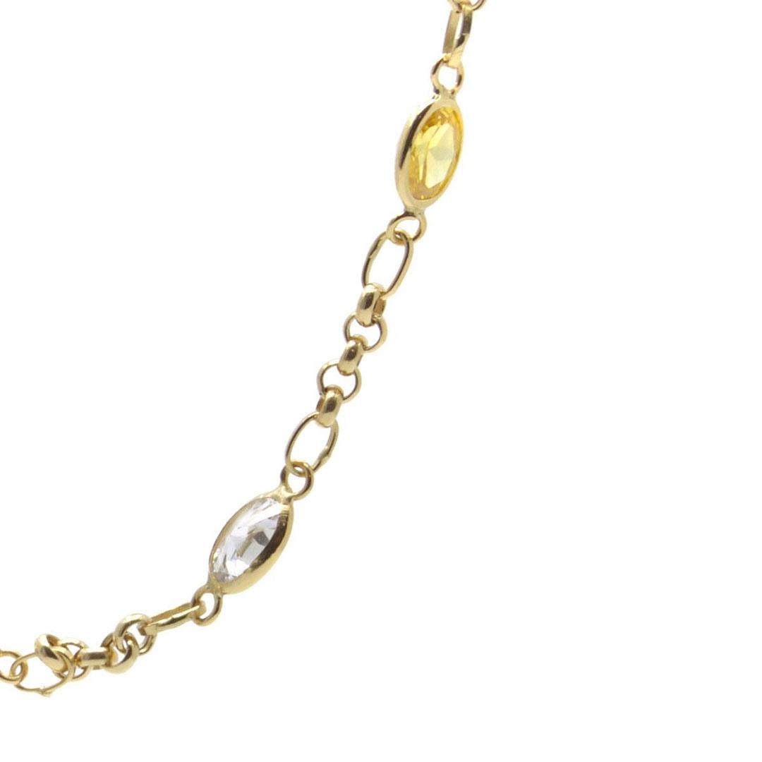 COLLAR MUJER ORO 18K PIEDRAS COLORES 316-40