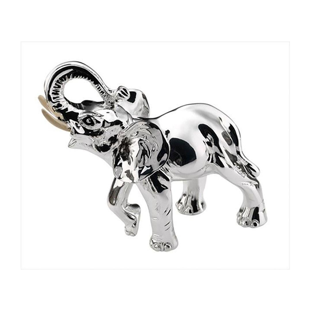FIGURA ELEFANTE PLATA BILAMINADA ST215/M