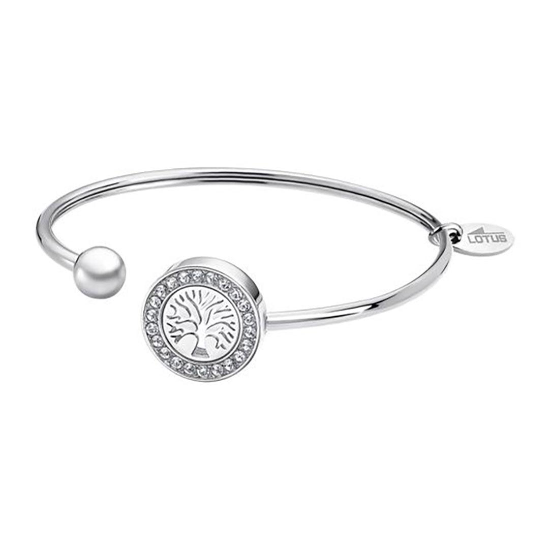PULSERA LOTUS ACERO
