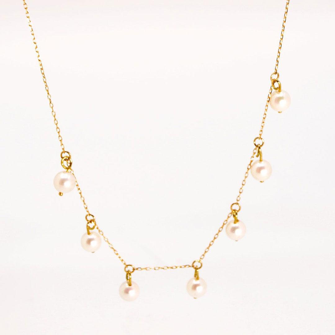 COLLAR MUJER ORO 18K Y PERLAS CULTIVADAS 13386