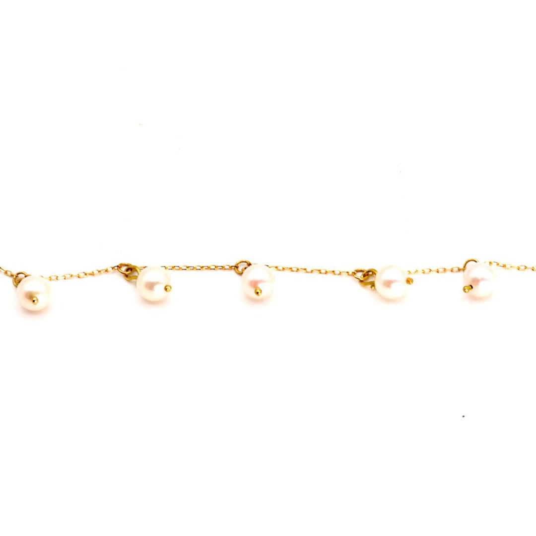 COLLAR MUJER ORO 18K Y PERLAS CULTIVADAS 13386