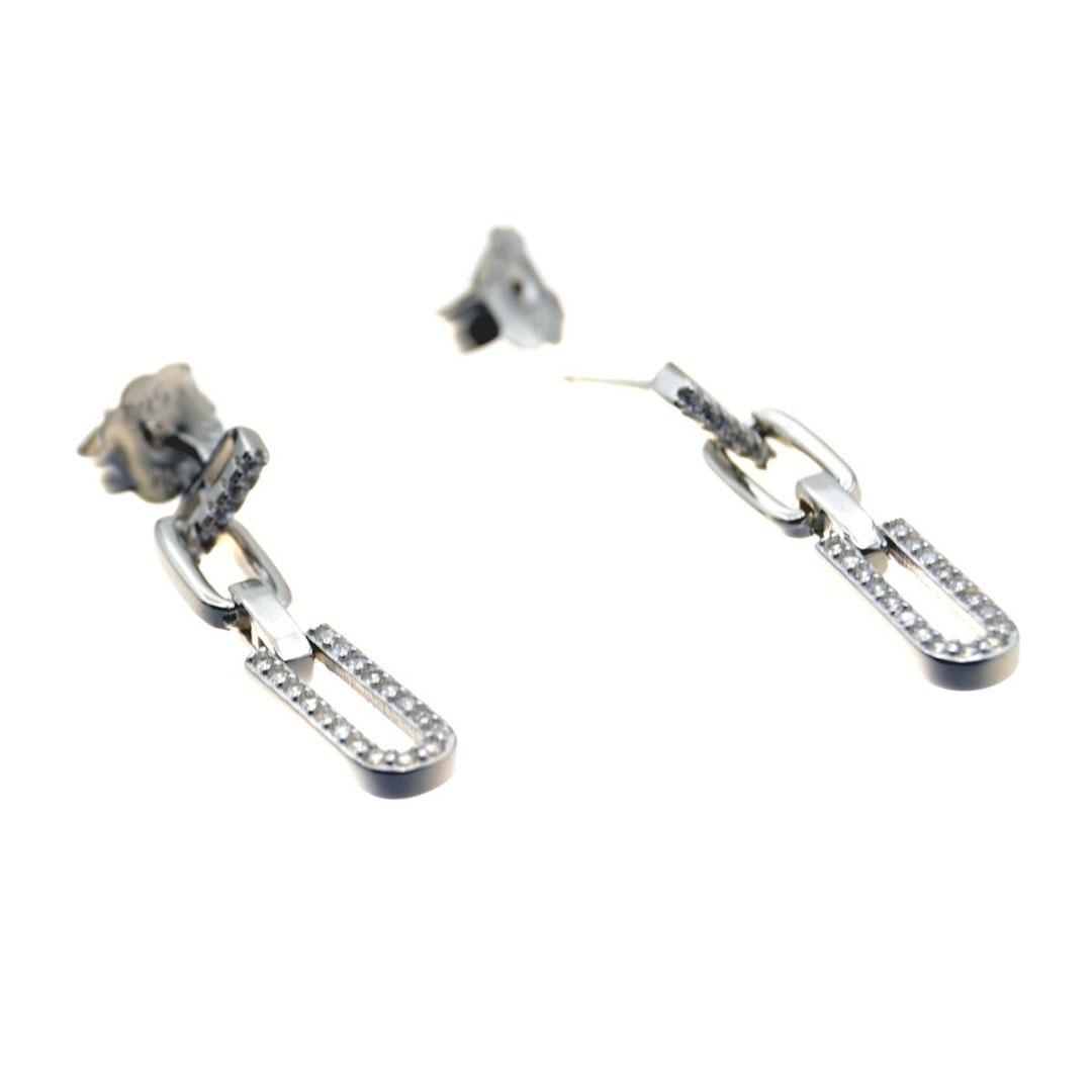 PENDIENTES MUJER PLATA LEY ESLABÓN 24087