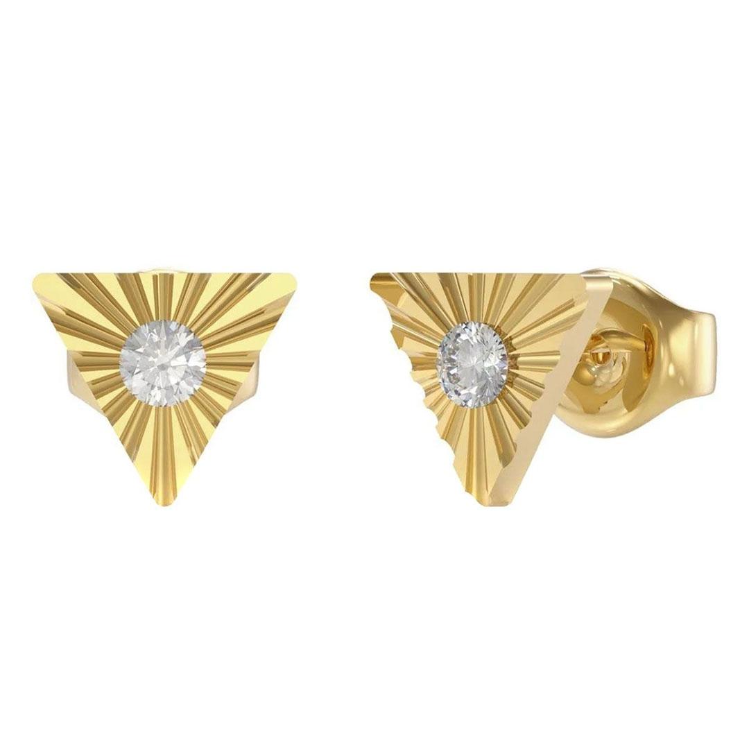 PENDIENTES MUJER ACERO DORADO GUESS JUBE02165JWYGT-U