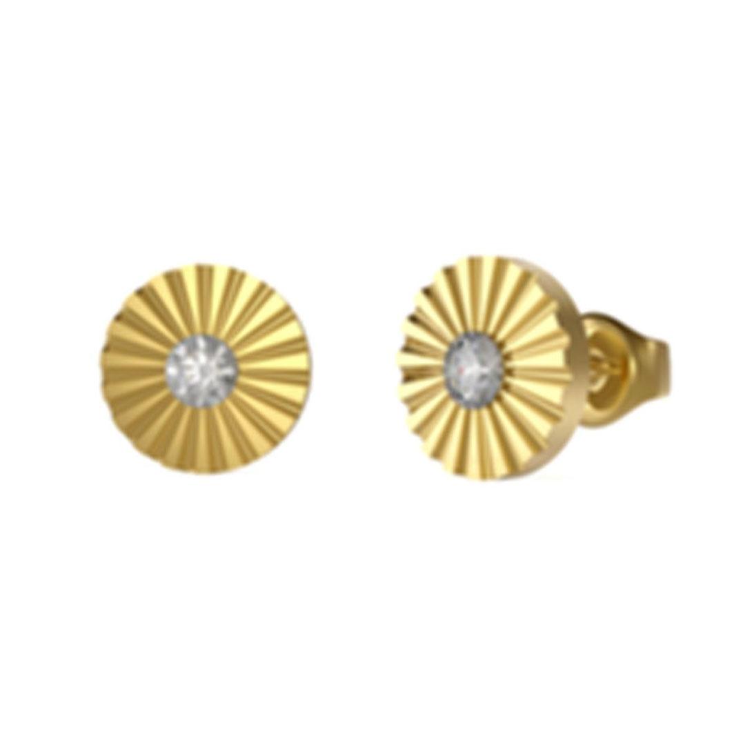 PENDIENTES  MUJER ACERO DORADO GUESS JUBE02166JWYGT-U