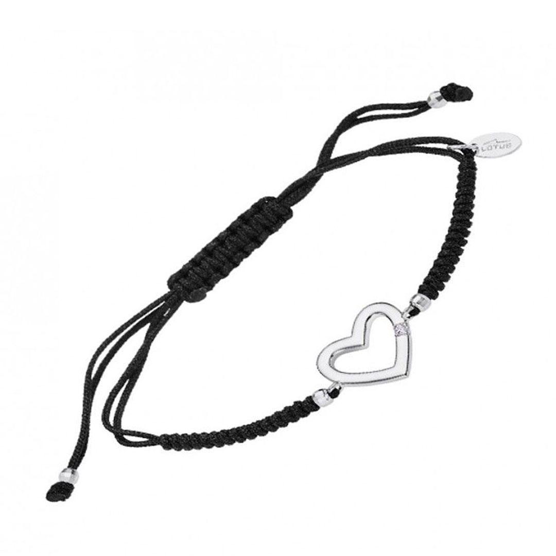 PULSERA MUJER PLATA Y CORDÓN NYLON LP3217-2/1