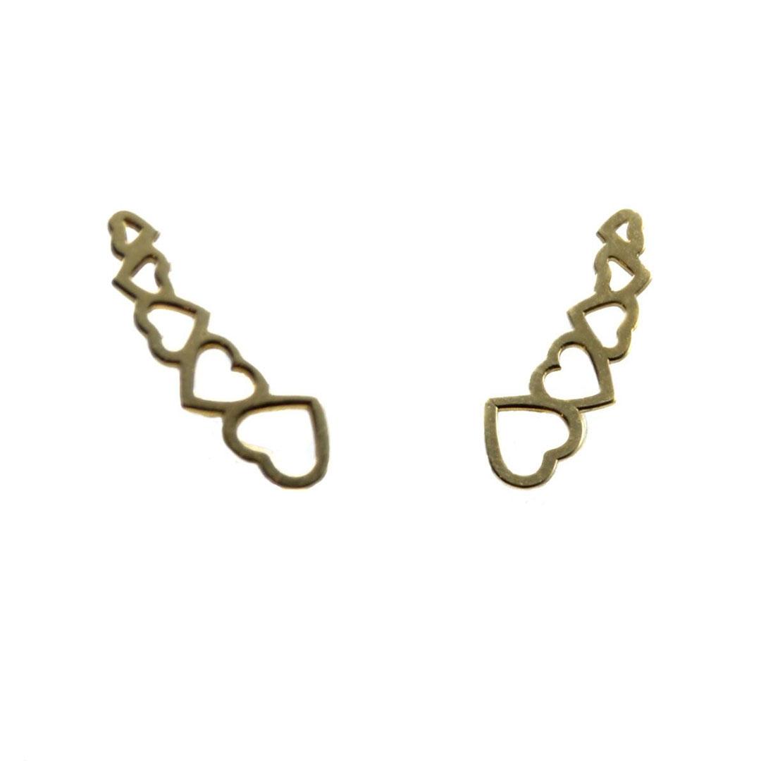 PENDIENTES TREPADOR MUJER ORO 18K CON 5619M