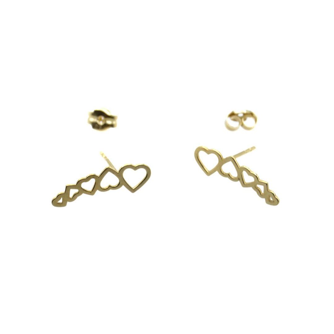 PENDIENTES TREPADOR MUJER ORO 18K CON 5619M
