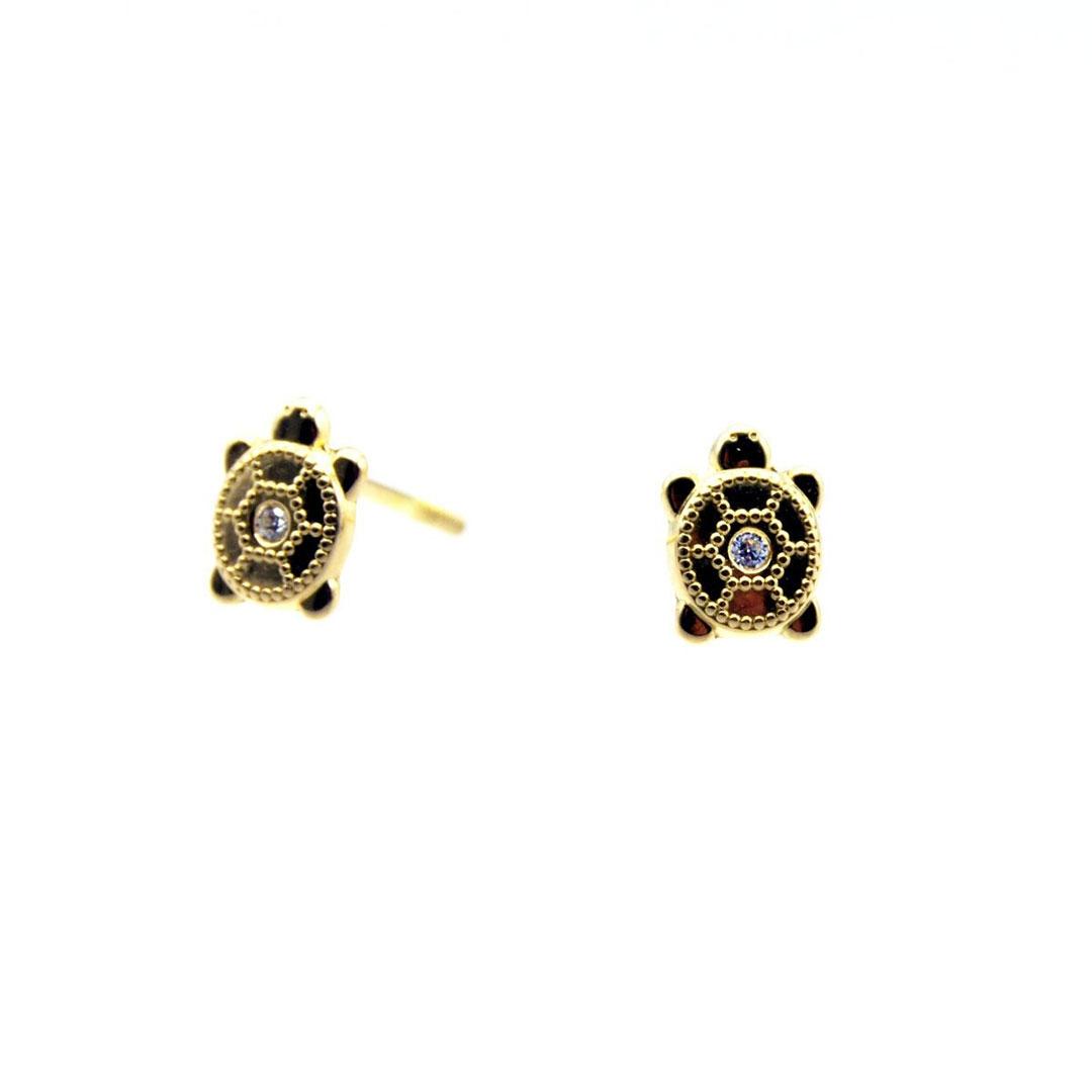 PENDIENTES MUJER / INFANTIL ORO 18K CON CIRCONITA 5796M