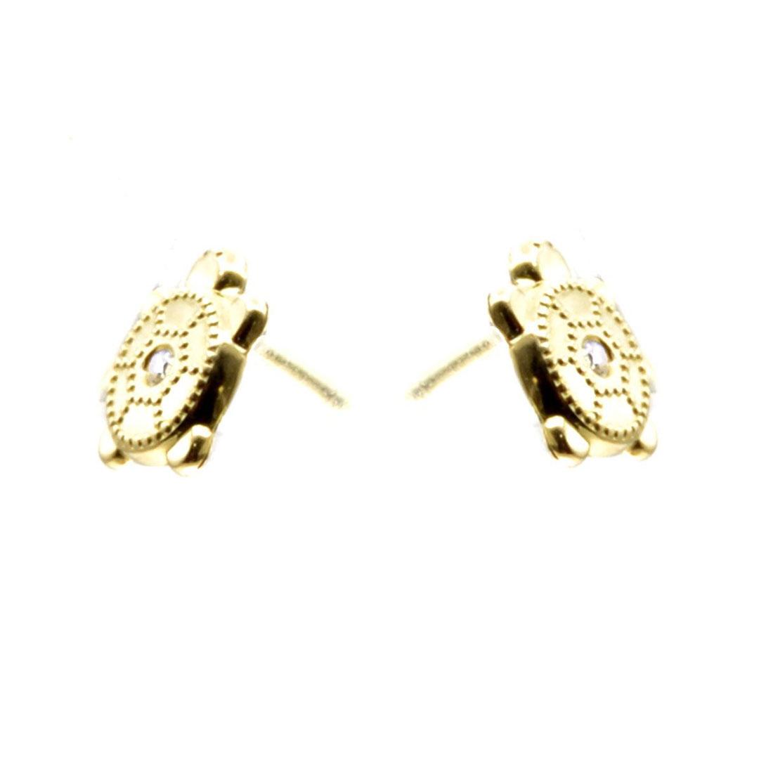 PENDIENTES MUJER / INFANTIL ORO 18K CON CIRCONITA 5796M