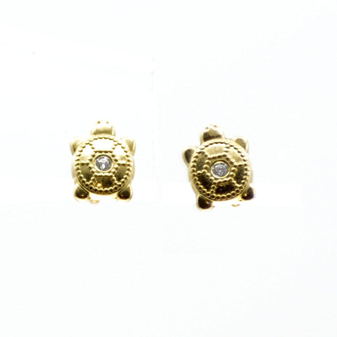 PENDIENTES MUJER / INFANTIL ORO 18K CON CIRCONITA 5796M