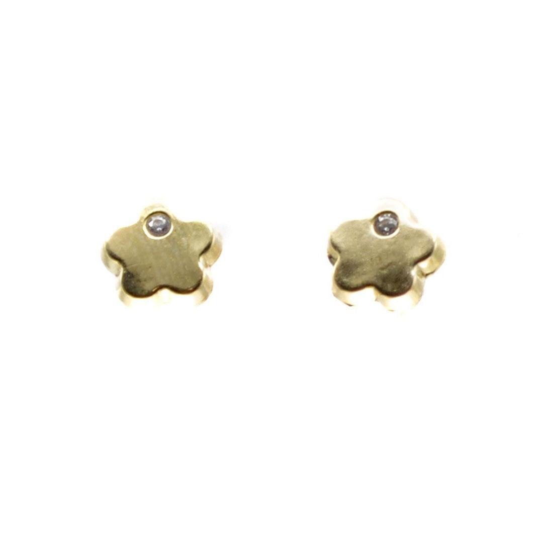 PENDIENTES MUJER / INFANTIL ORO 18K CON CIRCONITA 5640M