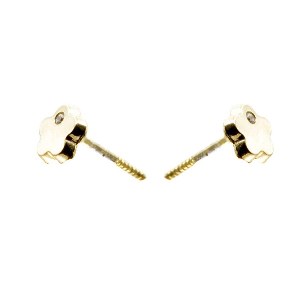 PENDIENTES MUJER / INFANTIL ORO 18K CON CIRCONITA 5640M