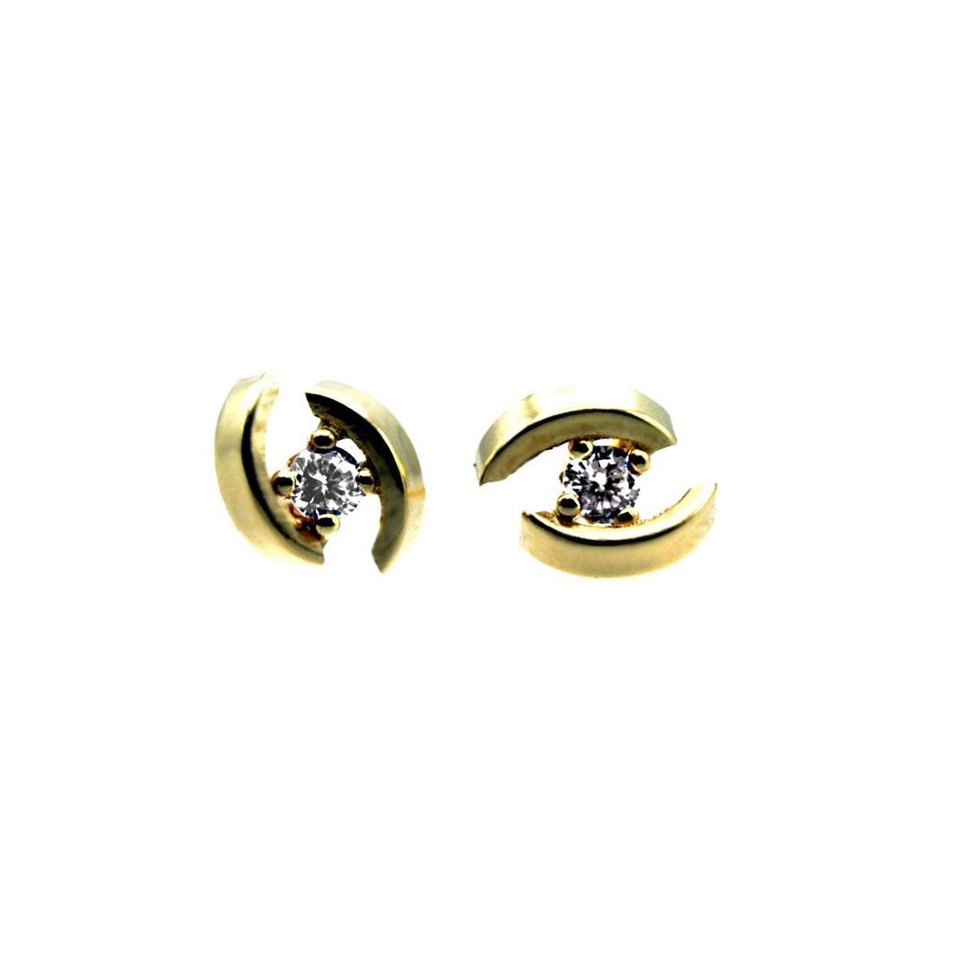 PENDIENTES MUJER ORO 18K Y CIRCONITA 5783M