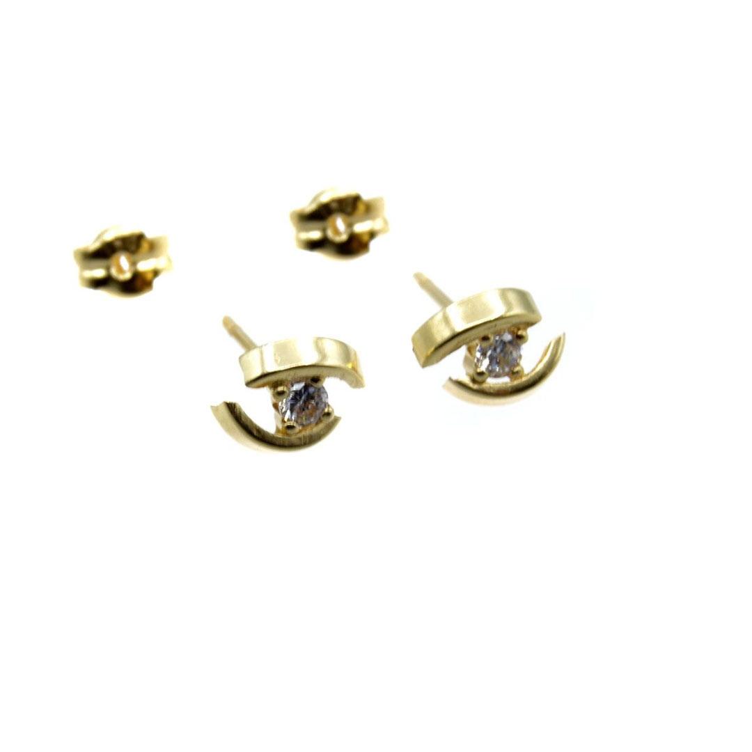 PENDIENTES MUJER ORO 18K Y CIRCONITA 5783M