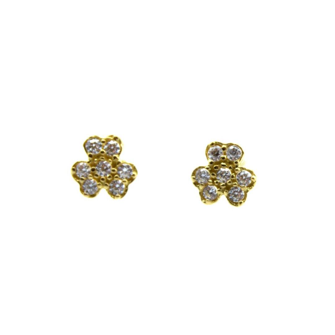 PENDIENTES MUJER / INFANTIL ORO 18K CON CIRCONITA 5534M