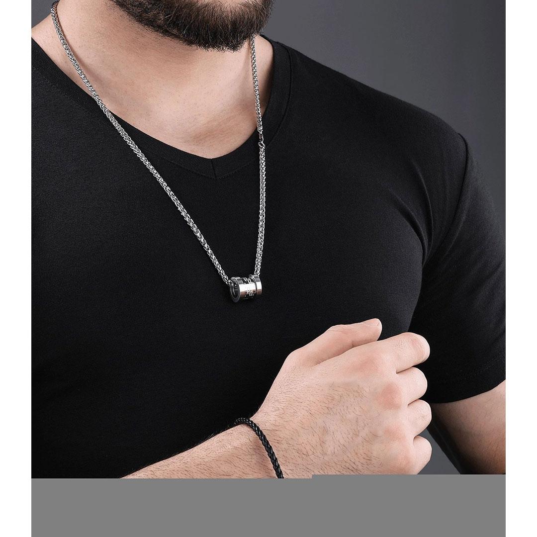 COLLAR HOMBRE POLICE ACERO PEAGN0001901