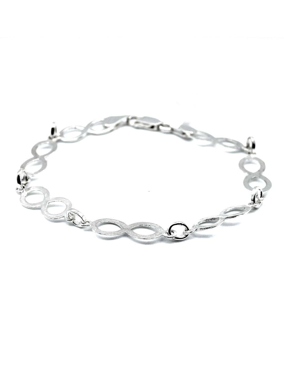 PULSERA PLATA INFINITO/CALABROTE