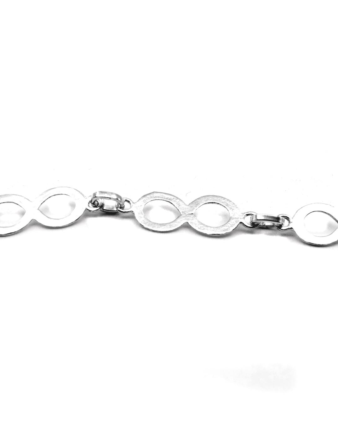 PULSERA PLATA INFINITO/CALABROTE