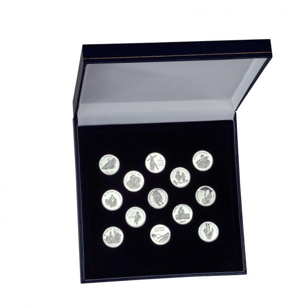 ESTUCHE DE ARRAS BIBLICAS EN PLATA 999 32.5 GR. LU8006