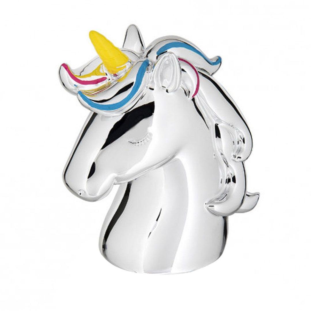 'REGALO HUCHA INFANTIL PLATA ''UNICORNIO'' MA00008'