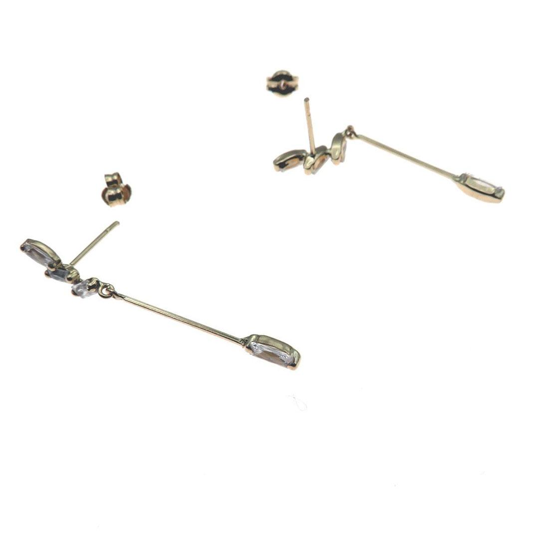 PENDIENTES LARGO MUJER ORO 18K 5994C