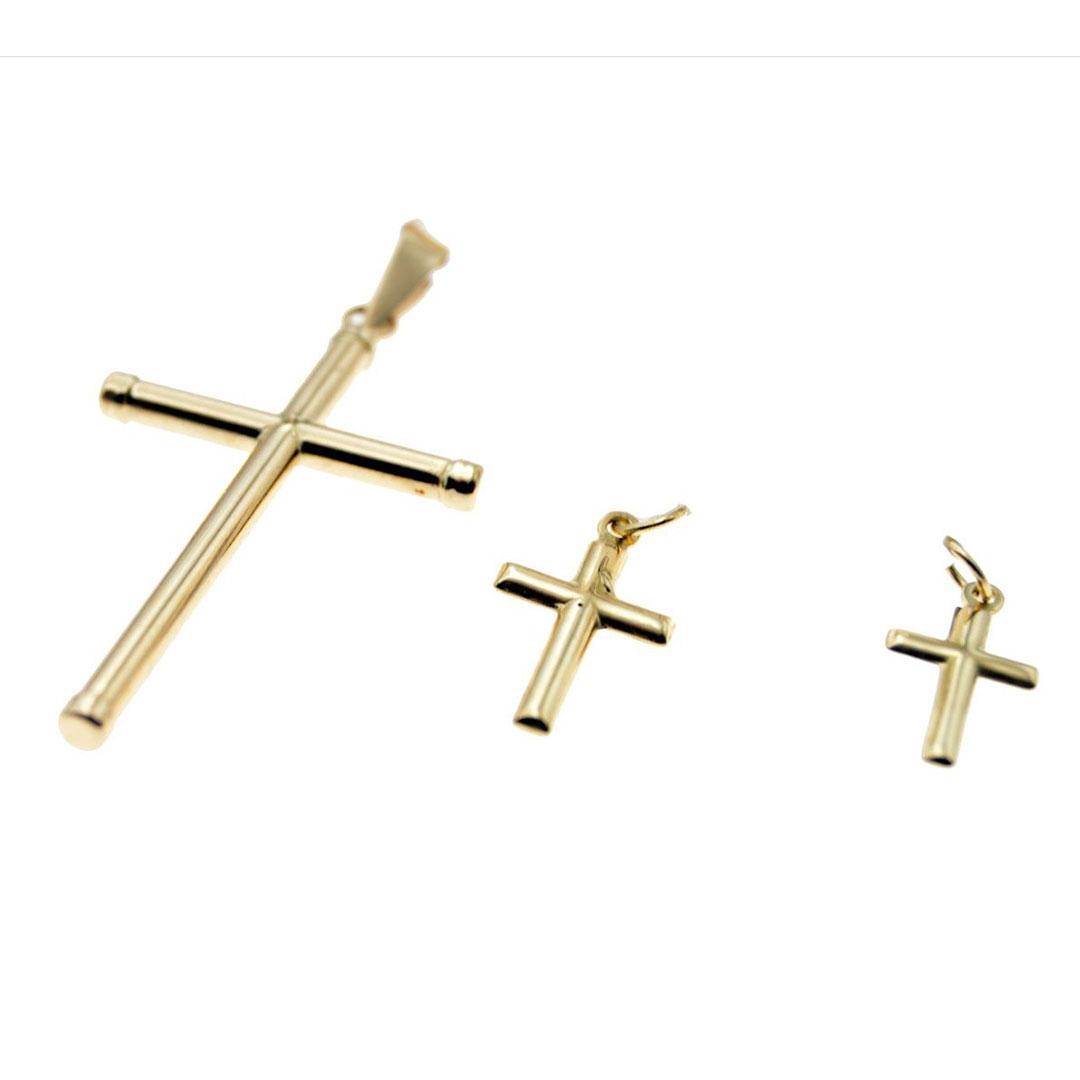 COLGANTE UNISEX CRUZ ORO 18K 153M