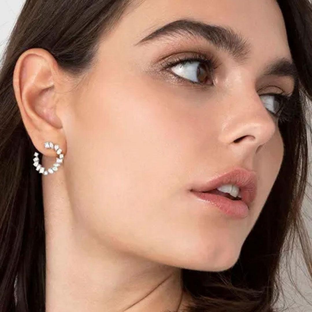 PENDIENTES MUJER PLATA LEY 925 NOMINATION 149808