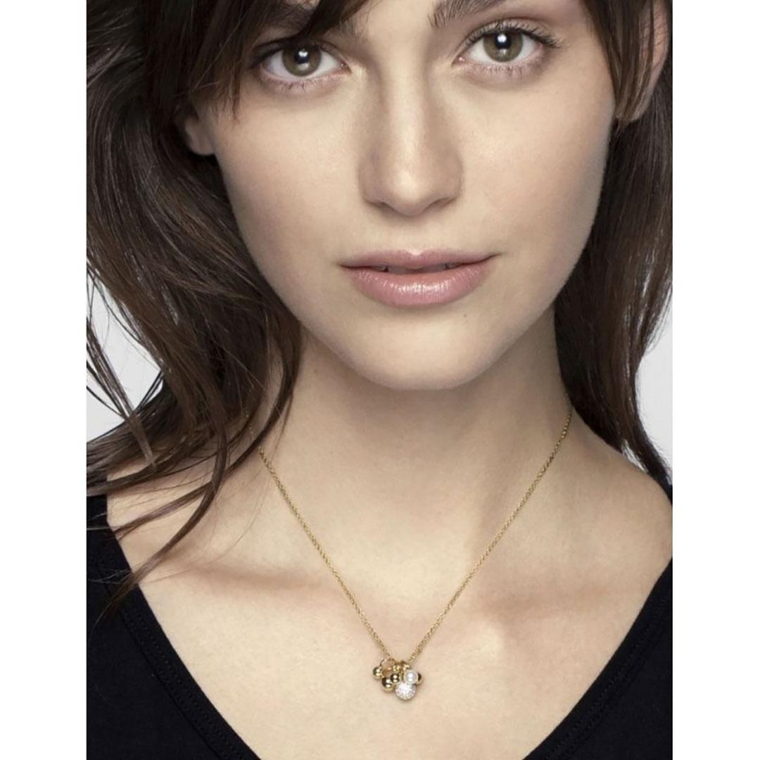 COLLAR MUJER PLATA LEY 925 DORADO NOMINATION 149016A