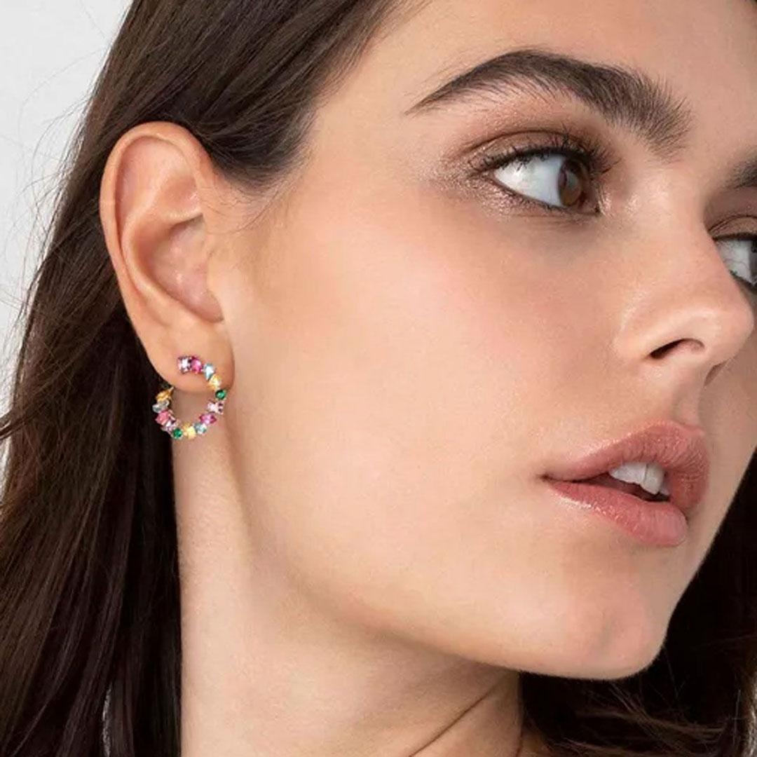 PENDIENTES MUJER PLATA LEY 925 NOMINATION 149808/26