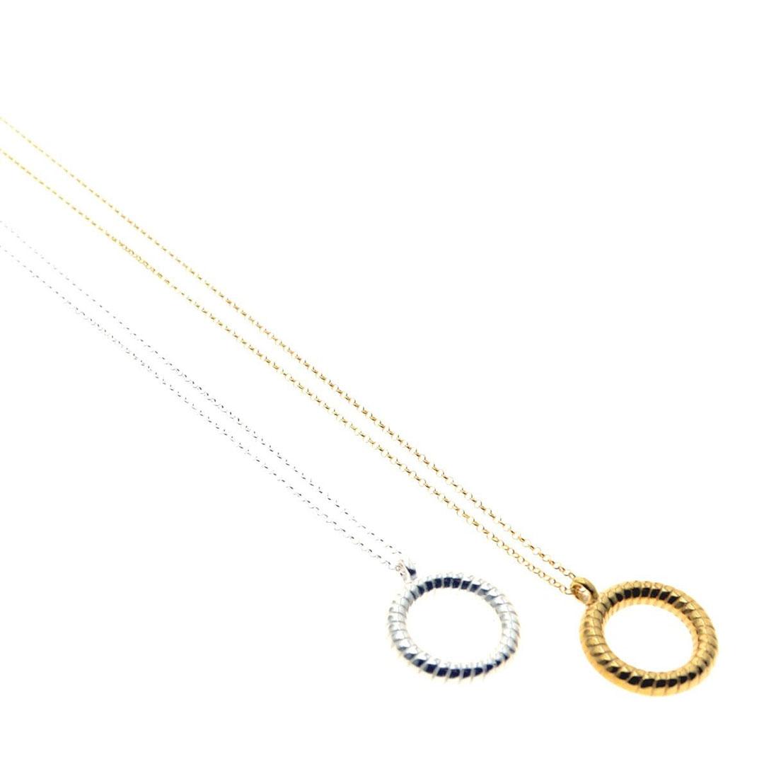 COLLAR MUJER PLATA LEY 925 CON COLGANTE REDONDO 28856A