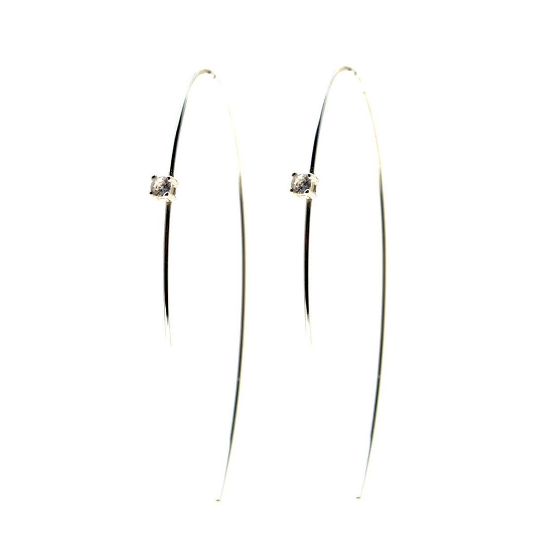 PENDIENTES MUJER PLATA LEY Y CIRCONITA  925 19651