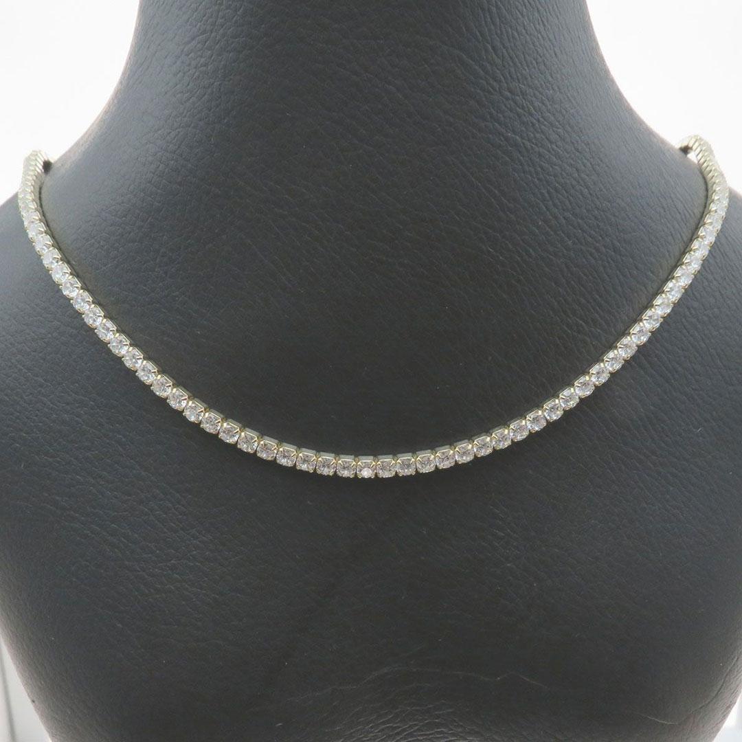 COLLAR MUJER PLATA LEY 925 Y CIRCONITAS 30C