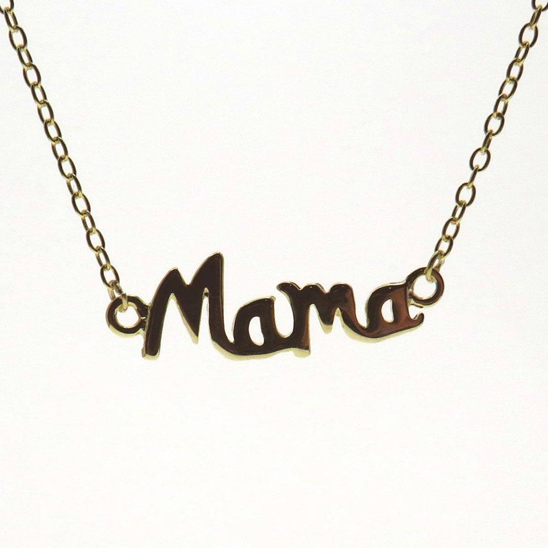 'COLLAR MUJER PLATA LEY 925   ''MAMA'' 801A'