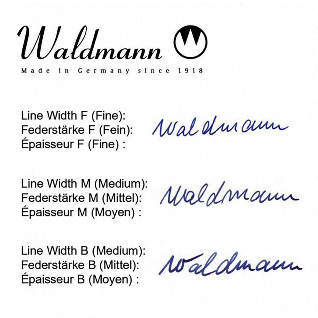 PLUMA PLATA WALDMANN 0052