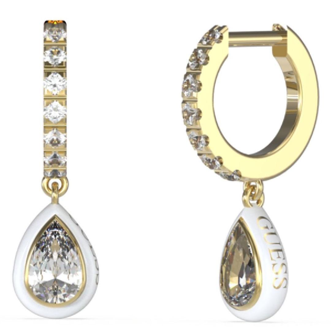 PENDIENTES ARO MUJER ACERO GUESS JUBE03143JWYGWHT-U