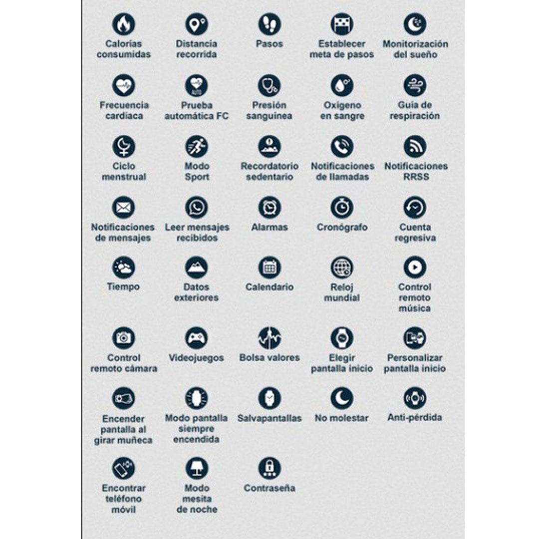 Reloj unisex smartwatch marea b63003/4 lila