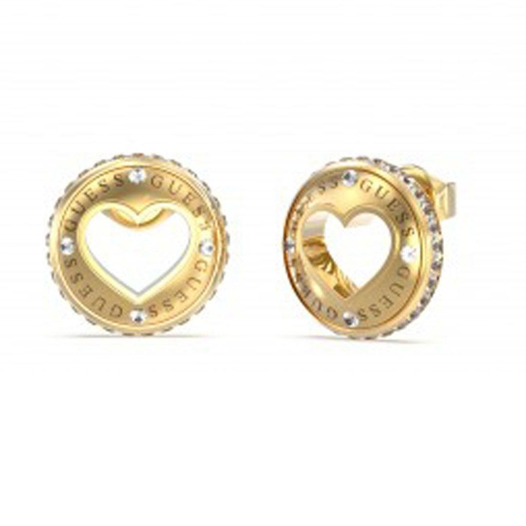 PENDIENTES MUJER ACERO DORADO GUESS JUBE03341JWYGT-U