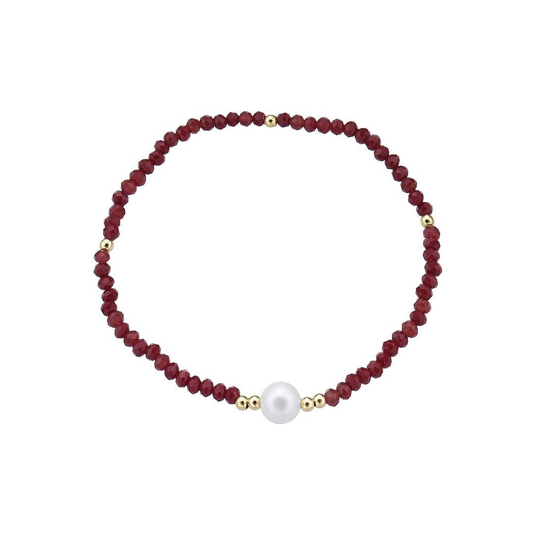 PULSERA ELASTICA MUJER PLATA DORADA DURÁN EXQUSE 00511903