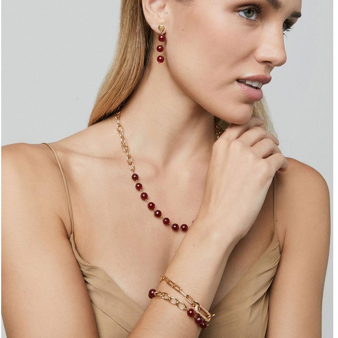 PULSERA MUJER PLATA DORADA DURÁN EXQUSE 00512065