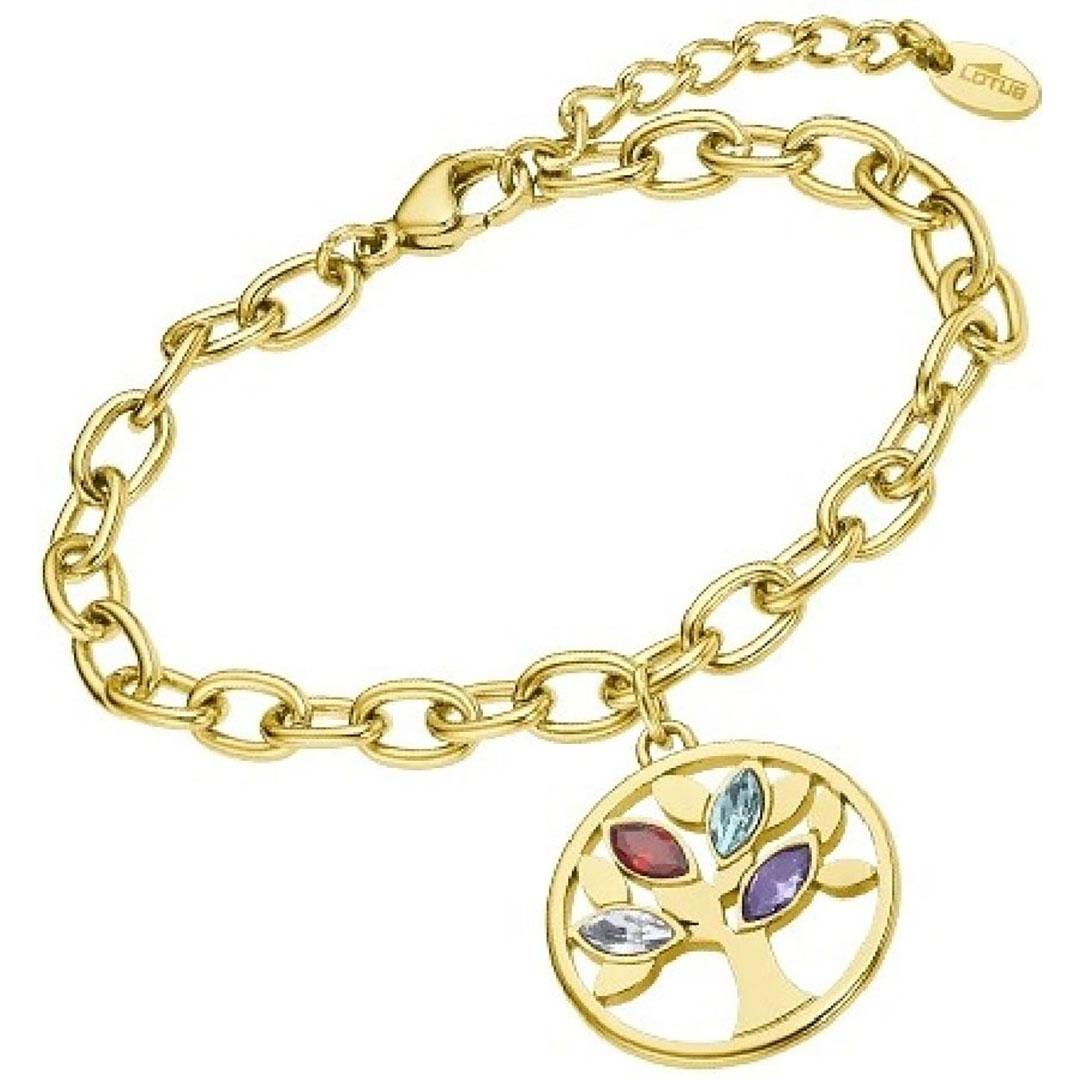 PULSERA MUJER LOTUS ACERO DORADO LS2192-2/2