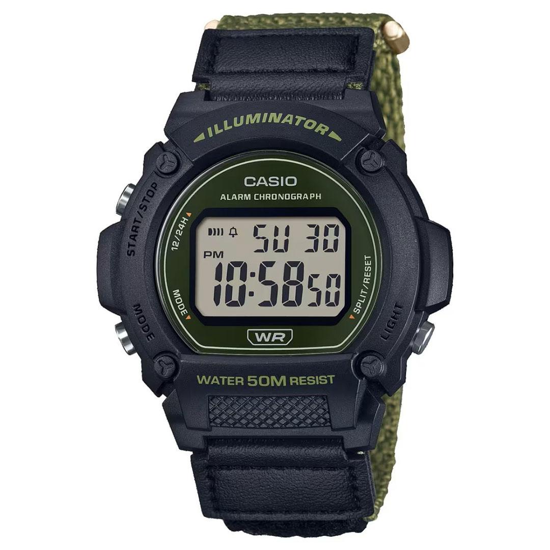 RELOJ UNISEX CASIO W-219HB-3AVEF