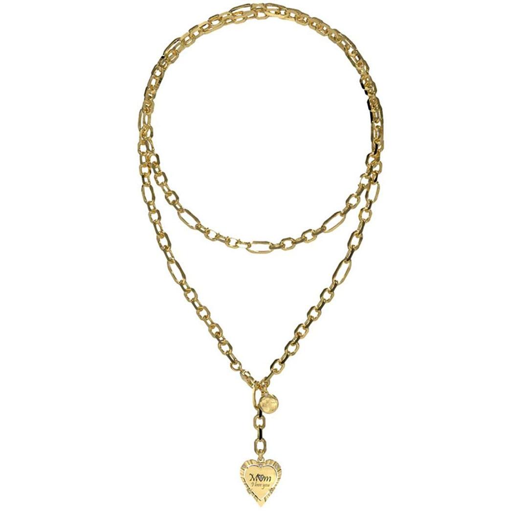 COLLAR MUJER ACERO DORADO GUESS JUBN04044JWYGT-U