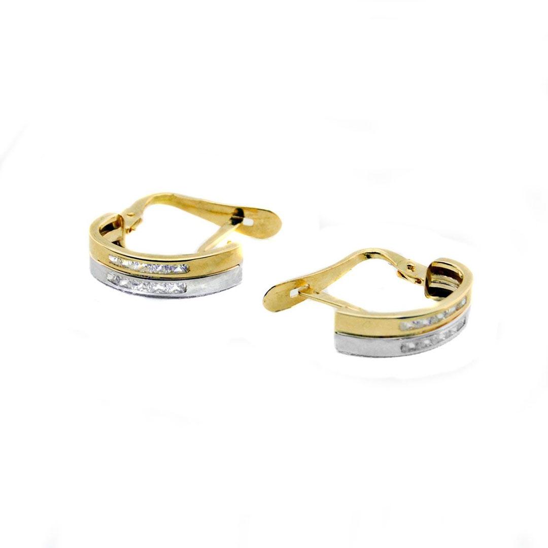 PENDIENTES MUJER ORO 18K SEMIARO 5170M