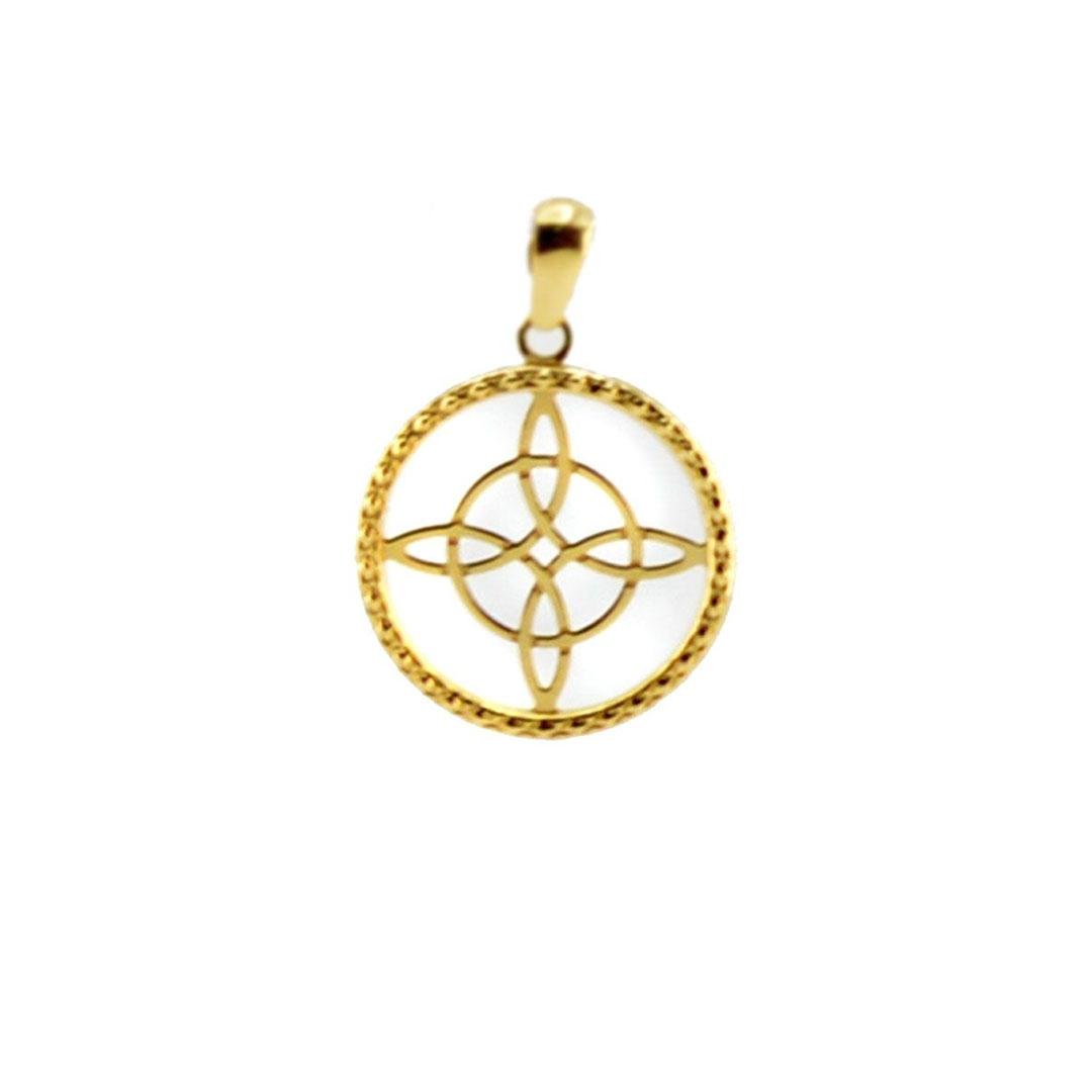 COLGANTE MEDALLA MUJER ORO 18K 230M