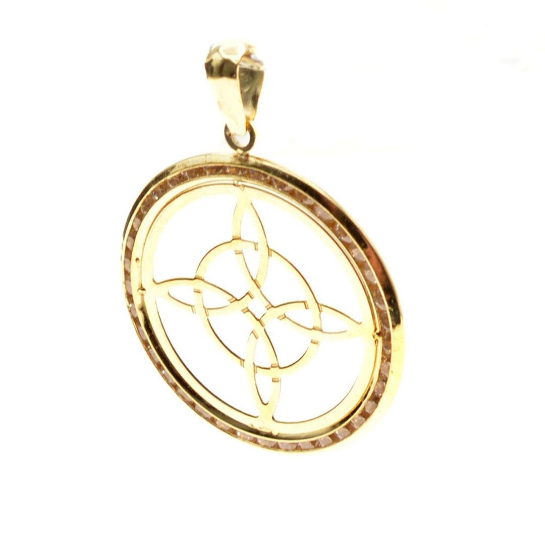 COLGANTE MEDALLA MUJER ORO 18K 230M